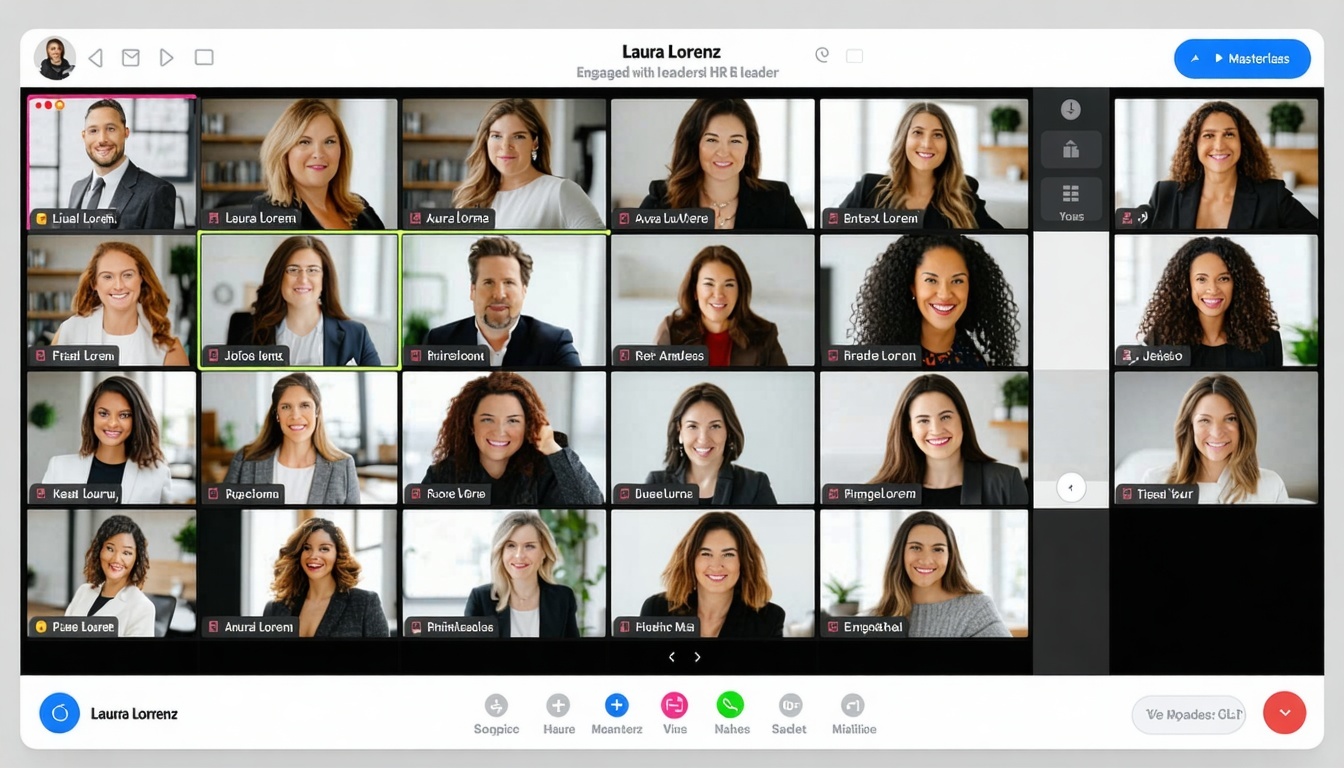 Live masterclass with Laura Lorenz and engaged HR leaders on Zoom